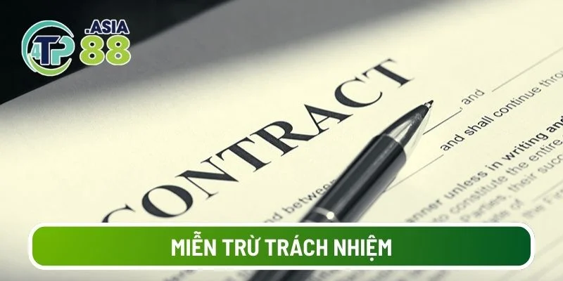 Miễn trừ trách nhiệm