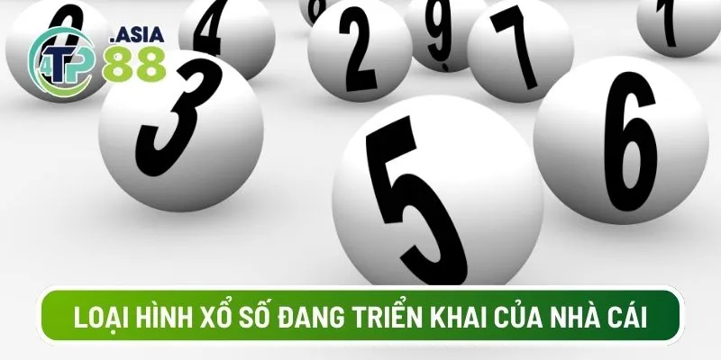 Những loại hình xổ số đang triển khai của nhà cái