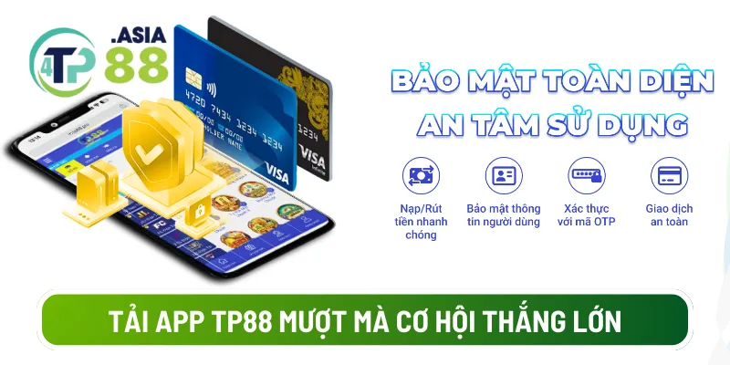 Tải app TP88 mượt mà cơ hội thắng lớn